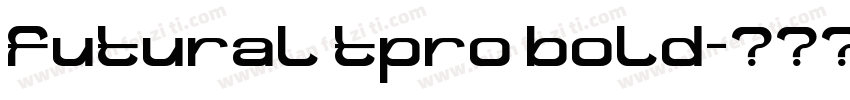 futural tpro bold字体转换